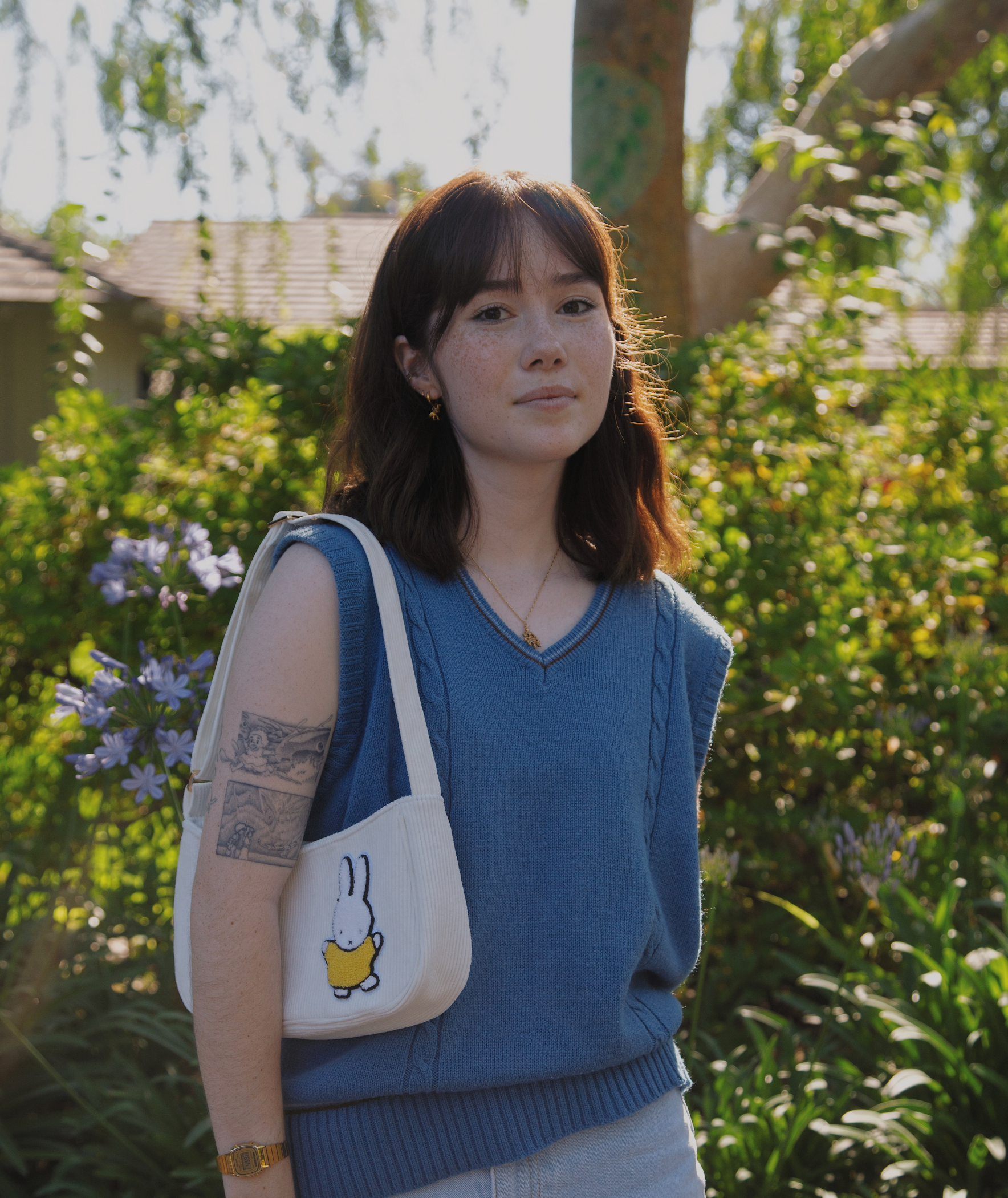 White Miffy Shoulder Bag
