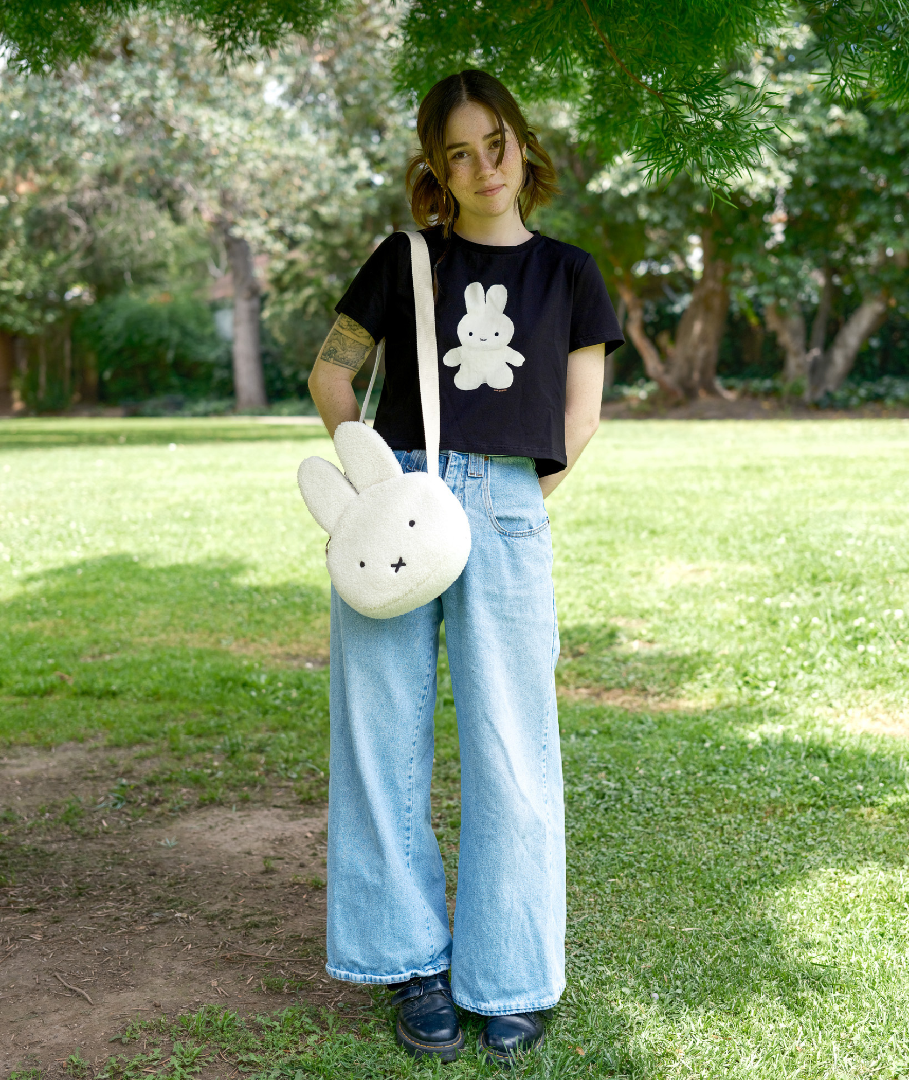 Black Miffy Plush Tee – Just Peachy Black Miffy Plush Tee – Just Peachy
