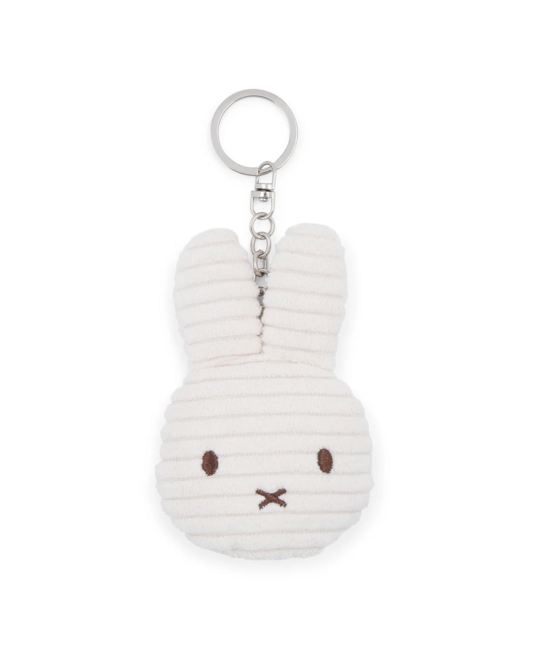 Corduroy Miffy Head Keychain