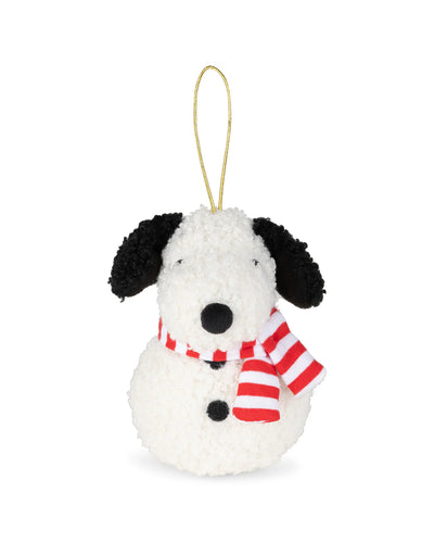 Snoopy Snowman Ornament