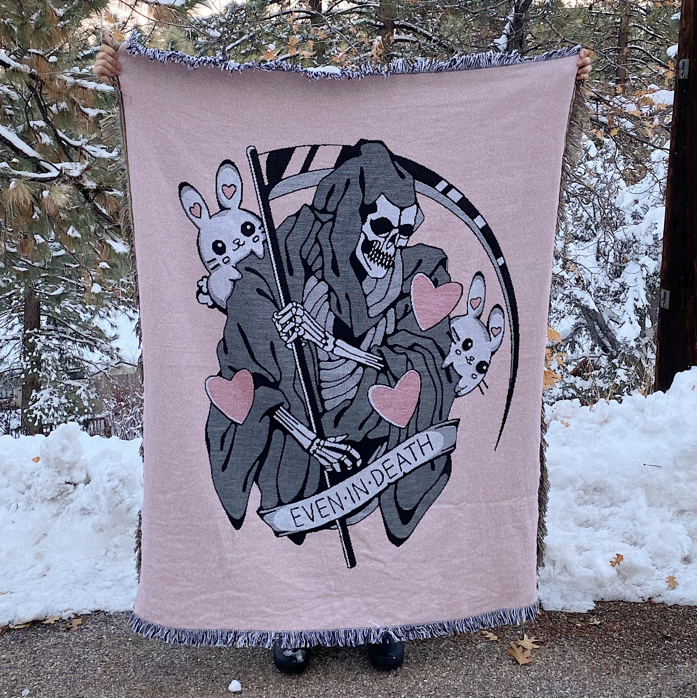 Even In Death Woven Blanket Pre-Order