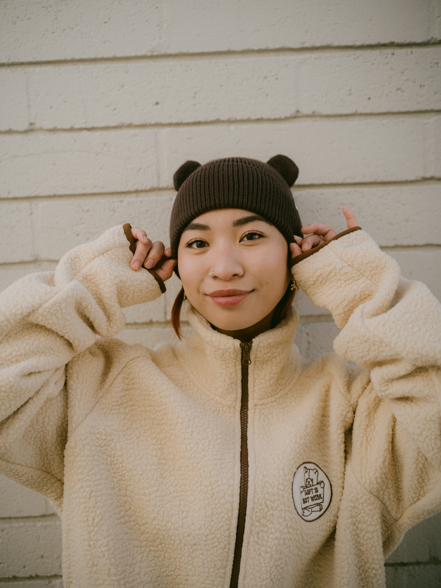 Bear Beanie – Just Peachy Bear Beanie – Just Peachy