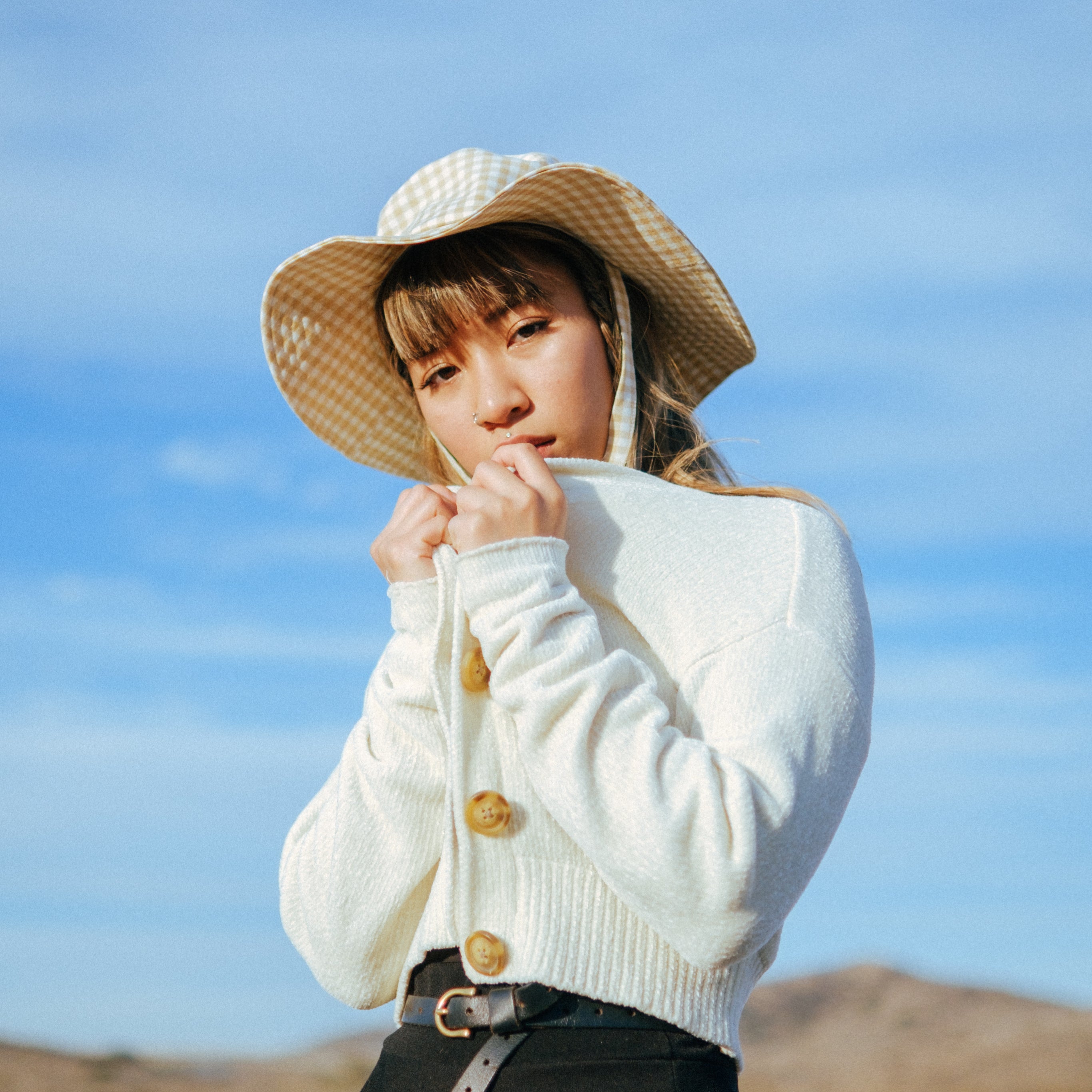 Gingham Sunhat