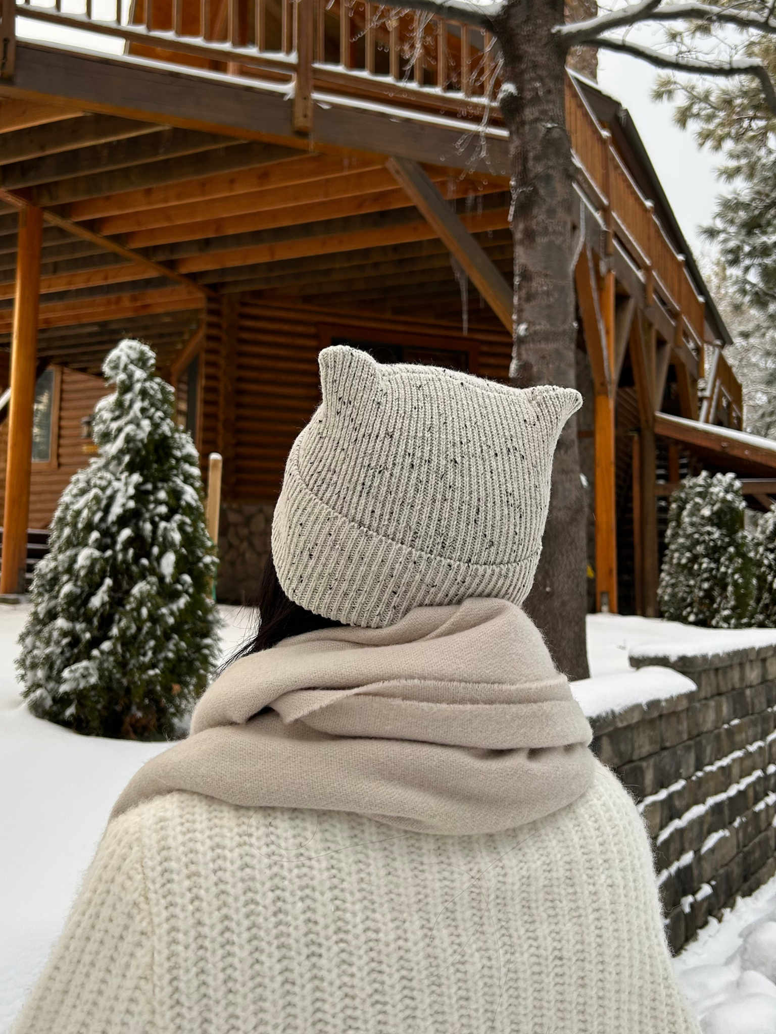 Cookies & Cream Kitty Beanie